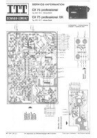 ITT cx75-professional-sk - Manual